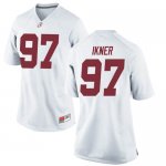 Women's Alabama Crimson Tide #97 LT Ikner White Game NCAA College Football Jersey 2403NFRL2